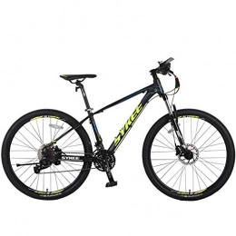 actoper Mountain Bike Mountain Bike, 30Speed Ruote da 27.5 Pollici per Bicicletta per Adulti, Telaio in Lega di Alluminio Scorrevole con Sospensione Anteriore Mountain Bike (Giallo)