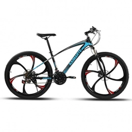 DOS Mountain Bike Mountain Bike a Doppia Sospensione Completa con Freni a Disco, Telaio Motion Mechanics in Acciaio al Carbonio, Blue