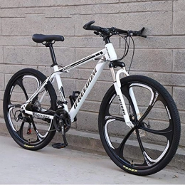 Domrx Bici Mountain Bike Assorbimento degli Urti a velocità variabile Uomini e Donne Single gifte Auto a velocità variabile di Alta qualità-White Black_24_24