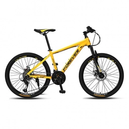 XIAXIAa Bici Mountain Bike, Bici a Velocità Variabile, Ruote da 24 Pollici, 27 Velocità, Telaio in Lega Di Alluminio, Doppia Bici Ammortizzante, Disponibile per Adolescenti e Adulti / D / Come mostrato