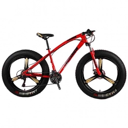 WJJ Mountain Bike Mountain Bike Bici da strada Mountain Bike MTB bici adulta Beach Bike motoslitta Biciclette Mountain Bike for uomo e donna 26in ruote regolabile Velocità doppio freno a disco Mountain Bike Bici da str