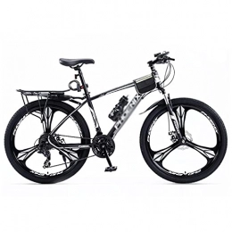 FBDGNG Mountain Bike Mountain Bike - Bicicletta da montagna con telaio in acciaio al carbonio da 27, 5 cm, con doppio freno a disco, adatto per uomini e donne (dimensioni: 27 velocità, colore: nero)