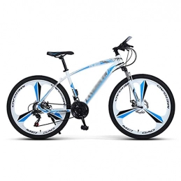 T-Day Mountain Bike Mountain Bike Bicicletta MTB 26 Pollici Mountain Bike Urban Commuter Commuter City Bicycle 21 / 24 / 27-speed ​​mtb Bicycle Con Forcella A Sospensione E Freno A Doppio Disco(Size:24 Speed, Color:White)