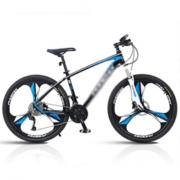 T-Day Mountain Bike Mountain Bike Bicicletta MTB Montagna Hardtail Mountain Bike 26 Pollici Telaio in Lega di Alluminio Leggero da 27 velocità con Forcella Anteriore Ammortizzabile A Chiave(Size:27 Speed, Color:Blu)