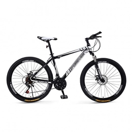 T-Day Mountain Bike Mountain Bike Bicicletta MTB Mountain Bikes 24 / 27 Speed ​​shifters Double Disc Freno A Disco 27.5 Pollici Ruote Raggi Anti-slip Bicicletta Per Uomo Donna Adulto E Adolescent(Size:21 Speed, Color:Nero)