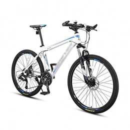 T-Day Mountain Bike Mountain Bike Bicicletta MTB Ruote Da 26 Pollici Mountain Bike 24 / 27 Velocità Dual Sospension Mtb Con Forcella Anteriore Assorbente Per Un Percorso, Sentiero E Montagne(Size:27 Speed, Color:Blue)