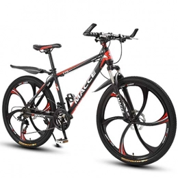 GYF Mountain Bike Mountain Bike bicicletta MTB Sportiva da Montagna 26” Mountain Bike, acciaio al carbonio Telaio Biciclette Montagna, doppio disco freno e blocco Forcella anteriore Mountain Bike Mens Bicycle Bike Bicy