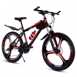 Lxyfc Bici Mountain Bike bicicletta MTB Sportiva da Montagna 26inch Mountain bike, telaio in lega di alluminio, rotella di magnetico, doppio freno a disco e sospensione anteriore, 24 Velocità Mountain Bike Mens