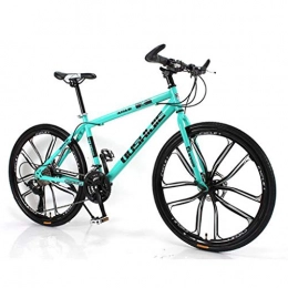 GYF Mountain Bike Mountain Bike bicicletta MTB Sportiva da Montagna Montagna Biciclette 26" MTB doppio freno a disco anteriore sospensione Ravine Bike 21 24 27 velocità di acciaio al carbonio Telaio Mountain Bike Mens