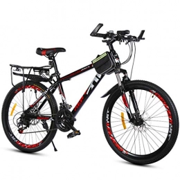 GYF Bici Mountain Bike bicicletta MTB Sportiva da Montagna Mountain bike, 26inch della rotella Acciaio al carbonio Telaio Biciclette da montagna, doppio freno a disco e forcella anteriore Mountain Bike Mens Bi