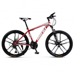 GYF Mountain Bike Mountain Bike bicicletta MTB Sportiva da Montagna Mountain bike, acciaio al carbonio telaio hardtail, doppio freno a disco anteriore e sospensioni, ruote 26inch Mountain Bike Mens Bicycle Bike Bicycle