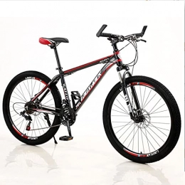 Great Bici Mountain Bike, Bike In Lega Di Alluminio Da 26 Pollici In Lega Di Alluminio, Doppio Disco-assorbente Mountain Bike 21 / 24 / 27 Velocità Mtb Bicicletta Per Le Donne Uomini Adul(Size:24 speed , Color:Black)