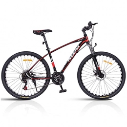 Great Mountain Bike Mountain Bike, Cornice In Acciaio Mountain Bike, Da 26 Pollici Da 26 Pollici Per Studente Da 26 Pollici Da 26 Pollici Biciclette Da Bicicletta Forcella Da Anteriore Bikes Forchetta Da Str(Color:rosso)