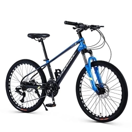 FAXIOAWA Bici Mountain bike da 24 pollici, telaio MTB in lega di alluminio a velocità 24 / 27, mountain bike hard-tail con forcella di blocco idraulico e design del cavo nascosto, bici MTB con doppio freno a disco