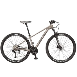 FAXIOAWA Mountain Bike Mountain bike da 29 pollici, bicicletta da montagna hardtail con telaio in alluminio da 19 pollici Trasmissione leggera a 27 / 30 velocità con raggi del freno a disco per uomo Donna Bicicletta MTB da