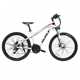 Mountain bike elettrico al litio Stealth bianco da 27,5 pollici Mountain bike elettrico a 27 velocità a velocità variabile Assorbimento e comfort della bicicletta fuoristrada a lunga distanza - Vers