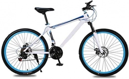 Suge Mountain Bike Mountain Bike for Adulti 26 Pollici 21 velocit d'urto Freni a Disco Doppio Student Biciclette Uomo Donna Citt Commuter Biciclette, Perfetto for Strada o sporcizia Trail Touring (Color : Blue)