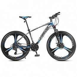 AMAIRS Mountain Bike Mountain Bike per Adulti, Forcella Anteriore con Blocco in Alluminio per Bici da Strada Leggera Bloccabile Adatta per Viaggi Urbani di Giovani Pendolari con velocità di 30 Pollici 26 Pollici, 3 Blue