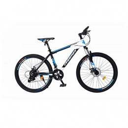 Domrx Mountain Bike Mountain Bike Sia Uomo Che Donna Ammortizzatore a Doppio Disco a velocità variabile in Alluminio-Blu