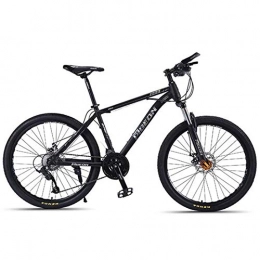 WGYDREAM Bici Mountainbike Bici Bicicletta MTB Montagna Biciclette 26" Pollici MTB Bike 24 / 27 Speed ​​Carbon Steel Frame Sospensione Anteriore Freno A Disco MTB Mountain Bike ( Color : Black , Size : 27speed )