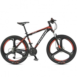 WGYDREAM Mountain Bike Mountainbike Bici Bicicletta MTB Mountain Bike, 26 Pollici Montagna Biciclette 27 Costi MTB Leggero Acciaio Al Carbonio Telaio Freno A Disco Anteriore Sospensione MTB Mountain Bike ( Color : Red )