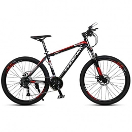 WGYDREAM Mountain Bike Mountainbike Bici Bicicletta MTB Mountain Bike, 26 Pollici Off-road Biciclette 27 Costi MTB Leggero Telaio Lega Di Alluminio Del Freno A Disco Anteriore Sospensione MTB Mountain Bike ( Color : Red )