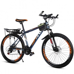 WGYDREAM Bici Mountainbike Bici Bicicletta MTB Mountain bike, 26inch della rotella Acciaio al carbonio Telaio Biciclette da montagna, doppio freno a disco e forcella anteriore MTB Mountain Bike ( Color : Blue )