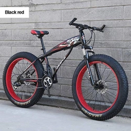 MRXW Mountain Bike MRXW Mountain Bike 26 Pollici per Adulti Ragazzi, Ragazze, 27 velocità Fat Tire Tutti i Terreni ATV Biciclette, Doppia Parte Sospensione Pista ciclabile in Alta Acciaio al Carbonio, 001