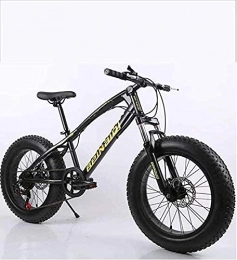 N&I Bici N&I Bicycle Fat Tire Mens Mountain Bike Double Disc Brake / High-Carbon Steel Frame Cruiser Bikes Beach Snowmobile Bicycle 24 inch Wheels C 21 Speed E 24 Speed