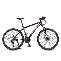 NAINAIWANG Mountain Bike da 24/26/27,5 Pollici Forcella 27 velocità MTB Telaio in Acciaio al Carbonio ad Alta Resistenza Bicicletta Montagna per pendolari Urbani Resistenti Freno Doppio Disco