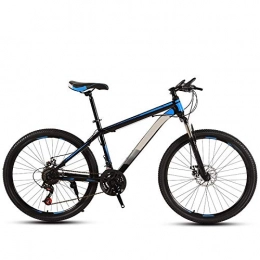 ndegdgswg Bici ndegdgswg 24 / 26 Pollici Nero Blu Mountain Bike, Adulto Fuoristrada a velocità Variabile per Auto Sportive da Strada per Giovani 26inches 27speed