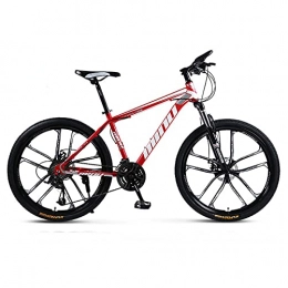 NZKW Bici NZKW 26 Pollici Mountain Bike, 21 (24, 27) Freno a Disco Doppio velocità Mountain Bike, Bici Antiscivolo per Adulti o Adolescenti, Forte e Robusto, Bici da Uomo / Donna