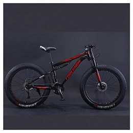 NZKW Mountain Bike NZKW Mountain Bike, Mountain Bike Hardtail da 26 Pollici con Pneumatici Grassi, Telaio a Doppia Sospensione e Forcella Ammortizzata Mountain Bike per Tutti i Terreni per Uomo Donna, 7 v