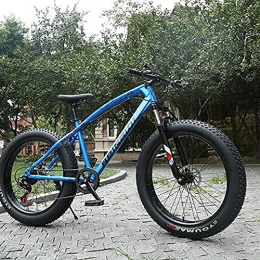 NZKW Bici NZKW Mountain Fat Tire Bike Bici da Strada per Adulti Viaggio Estivo Doppio Ammortizzatore Freno a Disco velocità Regolabile Bicicletta Sedile Regolabile per Bicicletta per Spiaggia, de