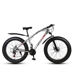 BMDHA Mountain Bike Pneumatici Spessi 4 Pollici MTB, Mountain Bike 26 Pollici 27 velocità, Bicicletta Uomo Protezione Ambientale Telaio in Acciaio Ad Alto Tenore di Carbonio