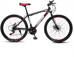 Qianglin Bici Qianglin Mountain Bike da Uomo e da Donna, Bicicletta da Strada MTB Fuoristrada per Adulti, 24 / 26 Pollici, 21-30 velocità, Ruote a 3 Razze, Forcella Ammortizzata, Freni a Disco