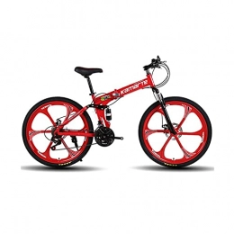 QIU Mountain Bike QIU 20 / 24 / 26 Pollici Mountain Bikes 700C Ruote 21 velocità 3 Ruote a Raggio 21 velocità Bicicletta da Montagna Dual Bicycle Dual Bicycle Bicycle, Bici da Strada (Color : Red)