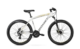 Balticuz OU Mountain Bike Romet Mountain Bike MTB Bicicletta Rambler 6.3 26" Bianco Oro 24 Marce Shimano