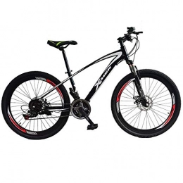 RSJK Mountain Bike RSJK Biciclette per Adulti Mountain Bike da Fondo 21 velocit / 26 Pollici per Studenti Maschi e Femmine Adulti Bicicletta Nero Rosso@Nero Rosso