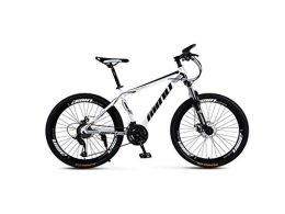 SEESEE.U Bici SEESEE.U Mountain Bike Unisex Hardtail Mountain Bike Telaio in Acciaio ad Alto tenore di Carbonio MTB Bike 26 Pollici Mountain Bike 21 / 24 / 27 / 30 velocità con Freni a Disco e Forcella Ammortizzata, BIA