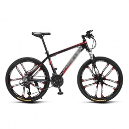 T-Day Mountain Bike T-Day Mountain Bike Bicicletta MTB 26 Pollici Mountain Bike 27 velocità Dual Disc Brake Bike MTB per Uomo Donna Adulto E Adolescenti(Size:27 Speed, Color:Rosso)