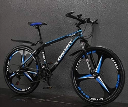 Tbagem-Yjr Bici Tbagem-Yjr 26 Pollici Mountain Bike Biciclette, Mens Smorzamento Città di Guida della Bicicletta della Strada MTB Sport Tempo (Color : Dark Blue, Size : 24 Speed)