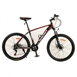 Tbagem-Yjr Mountain Bike Tbagem-Yjr Mountain Bike, 26 Pollici E Doppia Sospensione Mens della Bicicletta E Le Donne della Città su Strada in Bicicletta (Color : Black Red, Size : 27 Speed)