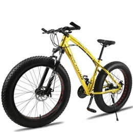 Tbagem-Yjr Mountain Bike Tbagem-Yjr Mountain Bike da Uomo, Strada della Città off-Road Ruota di Bicicletta 26 Pollici for Adulti Uomini (Color : Yellow, Size : 24 Speed)