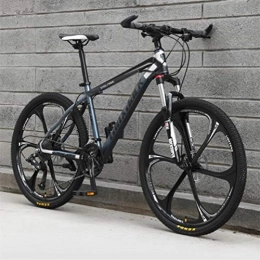 Tbagem-Yjr Mountain Bike Tbagem-Yjr Mountain Bike for Adulti 26 Pollici Bicicletta City Road, Mens MTB Sport Tempo (Color : Black Ash, Size : 24 Speed)