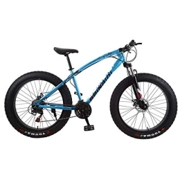 TRGCJGH Mountain Bike TRGCJGH Mountain Bike Biciclette Grasse - 26 Pollici Freni A Doppio Disco Pneumatici Larghi Sedili Regolabili, A-21Speed