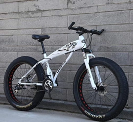 TXX Mountain Bike TXX Moto da Neve Ruote da Mountain Bike 26 / 24 Pollici, Spostamento Disco Bis, Outdoor Atv Off-Road Gatto Delle Nevi / Weiß / 27 speed / 24 pollici