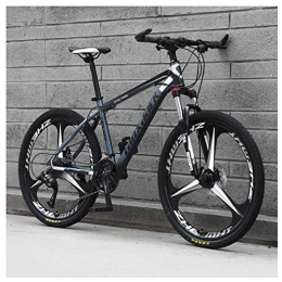 TYXTYX Bici TYXTYX Sport all'Aria Aperta Mountain Bike 26 Pollici, 3 Ruote a Raggi con Freni a Doppio Disco, Bici Pieghevole a Sospensione Anteriore 27 velocità MTB, Grigio