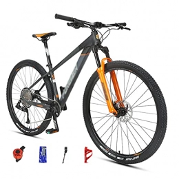 WANYE Bici WANYE 29 Pollici Mountain Bike, Bicicletta 12 velocità Sospensione Anteriore Uomo O Donna MTB Leggera con Doppio Freno a Disco, Percorso Interno, più Colori orange-12speed