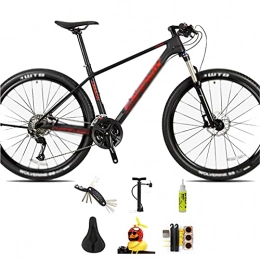 WANYE Bici WANYE Mountain Bike da 27, 5 Pollici, MTB a Sospensione Completa 27 velocità in Acciaio al Carbonio Ad Alta Resistenza con Freno a Doppio Disco per Uomo E Donna, Pneumatico black-27 Speed